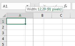 2 Cara Mudah Mengubah atau Mengatur Ukuran Kolom Dalam Excel
